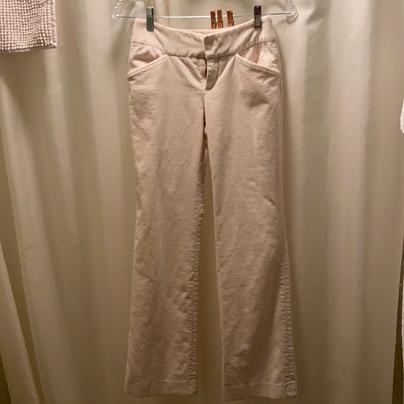 Winter White Corduroy Pants